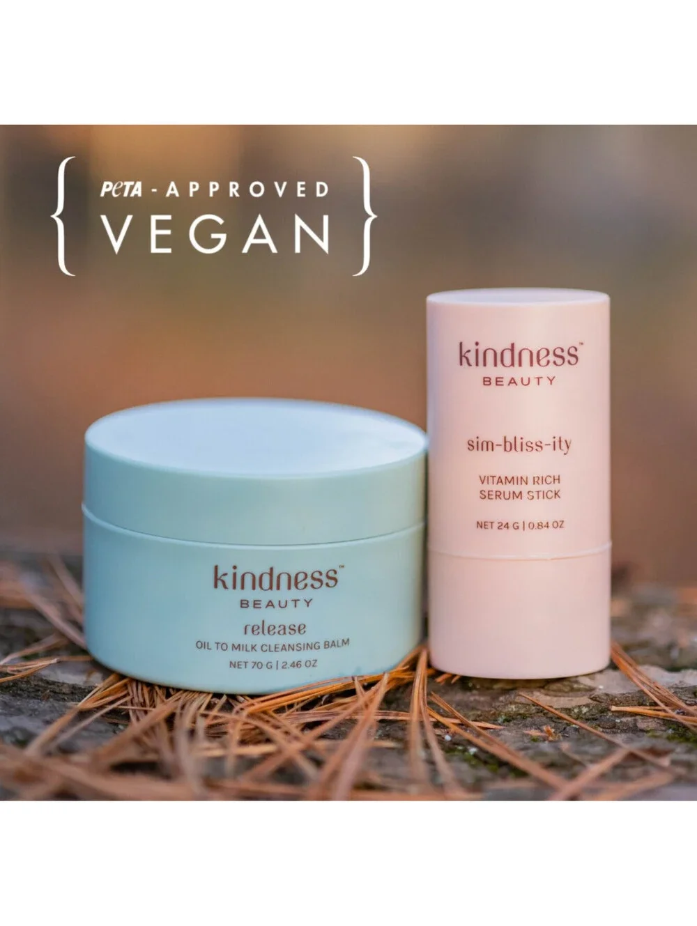 Kindness Beauty Cleansing Balm & Sim-Bliss-ity Vitamin Rich Serum Stick 4 Pack